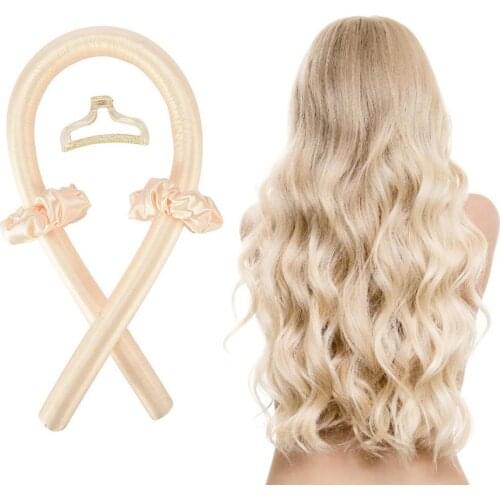 Heatless Curling Rod Headband Sleeping Headband Hair Curler Silk Curling Ribbon Heatless Hair Curling Ribbon Make Hair Curly