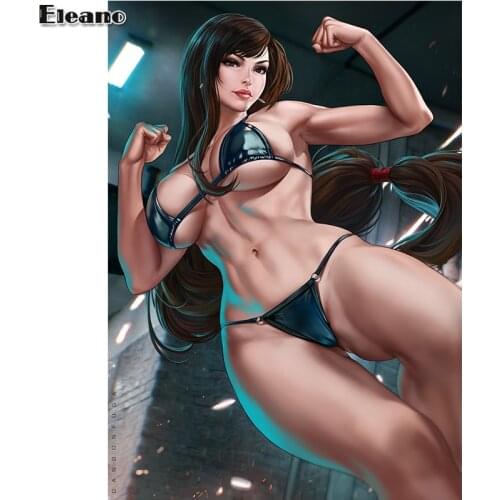 Custom print film F Tifa Sexy Anime girl Art Posters HD wall art Canvas Painting for living room home decor picture