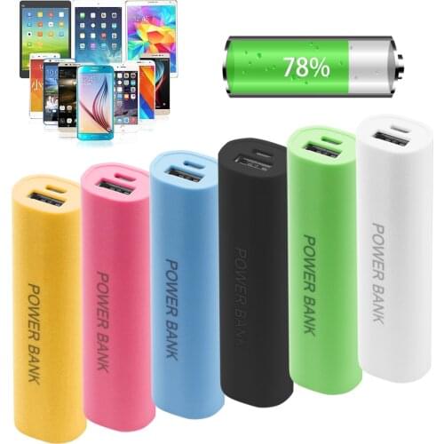 Portable USB Mobile Power Bank Case without Battery Charger Pack Box for 1 x 18650 New