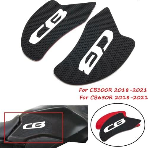 Motorcycle Gas Tank Side Grip Traction Knee Protector Sticker Anti Slip Pad For Honda CB300R CB650R CB 300R 650R 2018-2021