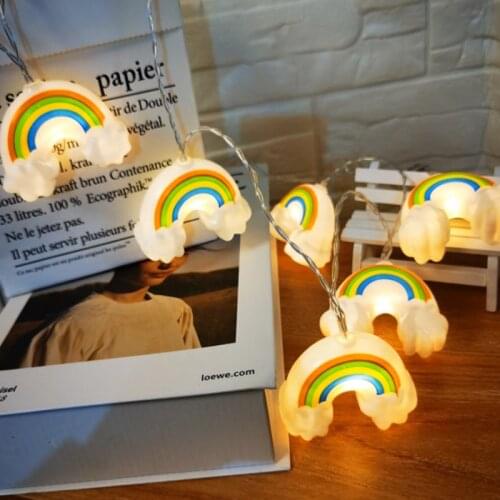Rainbow Party LED Battery Box Light Lamp String Festival Holiday Home Decoration