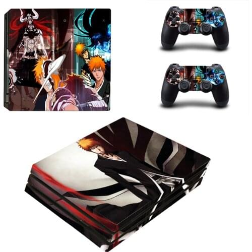 Anime BLEACH PS4 Pro Skin Sticker Decal For PlayStation 4 PS4 Pro Console & Controller Skins Vinyl