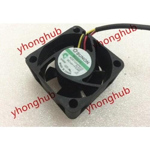 SUNON KDE1204PKV2 MS.AF.GN DC 12V 0.6W 40x40x20mm 3-Wire Server Cooling Fan