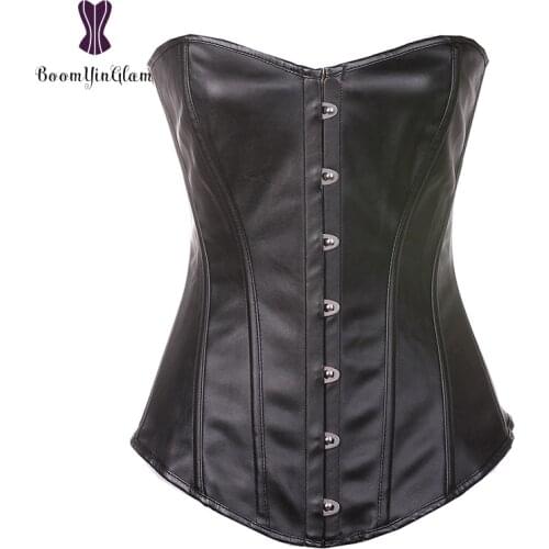 Plus Size Waist Shaper Women Lingerie Bustier Slimming Body Shapewear Corset Leather Corsets And Bustiers 813