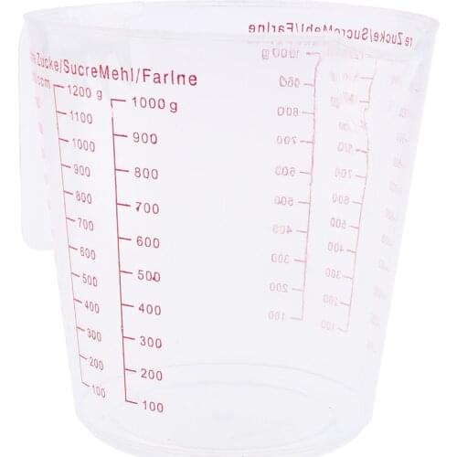 1200ML Plastic Jug Pour Spout Surface Kitchen Tool Supplies Measuring Cup