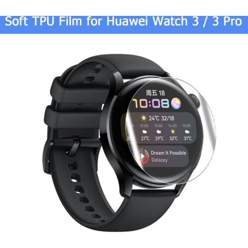 2/4/8pcs Soft TPU Film For Huawei Watch 3/3 Pro Smart Watch Protective Cover Screen Protector for Huawei Watch 3 Film Not Glass