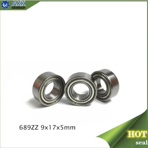 689ZZ ABEC-1 (100PCS) 9x17x5mm Miniature Ball Bearings 618/9ZZ