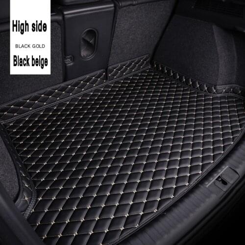 ZHAOYANHUA Car Trunk Mats For Peugeot 408 508 607 2008 3008 4008 206 207 Car Cargo Rear Liner Trunk Mat Carpet