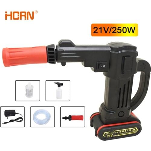 6500mAh 250W Car Water Gun Wireless High Pressure Cleaner Auto Car Washer Spray Car Washing Machine Electric Cleaning Device