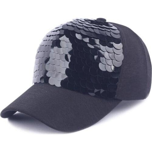 Seioum 2018 new Fashion luxury snapback baseball cap cap brand gorras caps hats Woman Sequin hip hop hats for men women