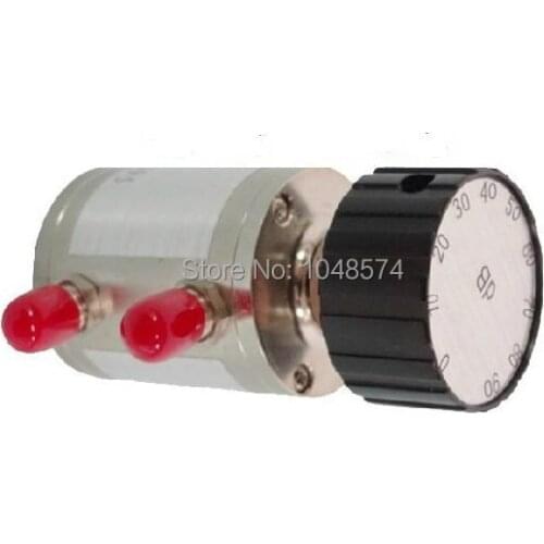 DC-6GHz 2W 0~90dB 10dB 50 ohm Step Rotary adjustable Variable Attenuator SMA Female-SMA Female connectors