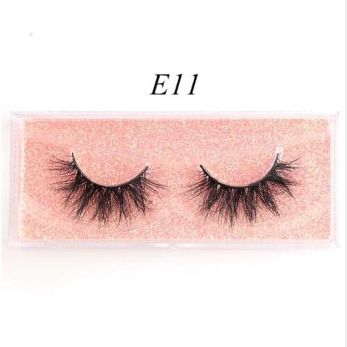 E10 lashes false eyelashes fake lashes long dramatic makeup eyelash 25mm 3D real mink eyelash extention