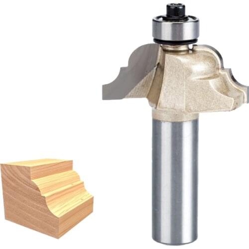 HUHAO 1pcs 1/2" Shank Roman Ogee Router Bit Double Edging Router Bits for wood Woodworking Tools endmill classical bit cutter