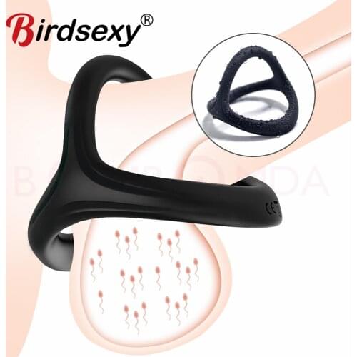 Penis Rings Cock Rings Penis Sleeve Penis Trainer Delay Ejaculation High Elasticity Time Lasting Sex Toys for Men Adult Sex Shop