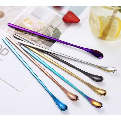 Ong Handled 0 Stainle Steel Coffee Spoon Japanee Stirring Ice Cream Deert Tea Spoon For Supplie