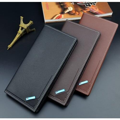 Mens Wallet 2021 New Mens Long Thin Youth Soft Wallets Multi Card Bags Large Capacity Fashion Wallets Hand Wallet