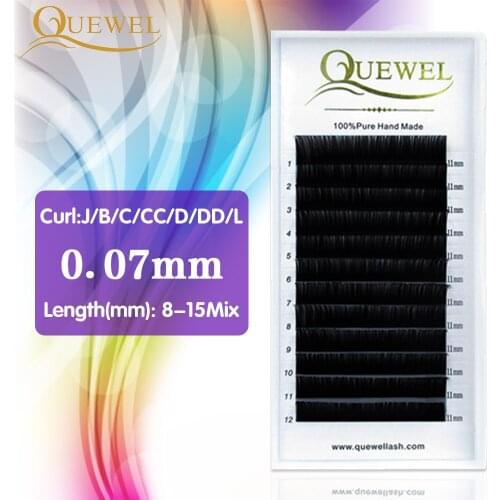 Faux Mink Eyelash Eyelases Extension 12Rows Matte Lash Maquiagem Cilios for Professionals Individual Soft Mink Eyelash Extension