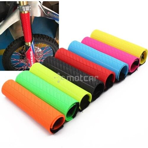 Motorcycle Front Fork Shock Absorption Guard Protector Cover Board Absorber Spillplate Universal for Kawasaki KLX250 Honda KTM