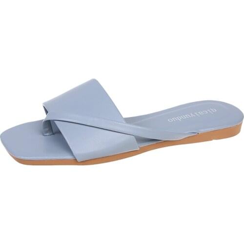 New Fashion Ladies Sandals Ladies Flat Slippers Summer Classic Hot Sale Ladies Shoes Flat Sandals Rubber Shoes Leather Slippers