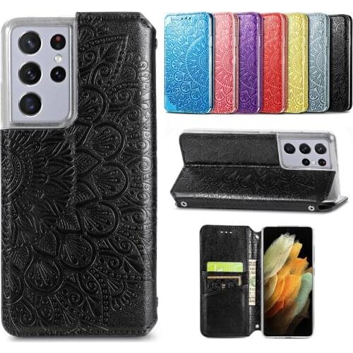 Ultra Thin Solid Color Leather Phone Case For Samsung Galaxy Note 20 10 Pro S30 S21 S20 Plus Ultra FE F62 With Card Slot Cases
