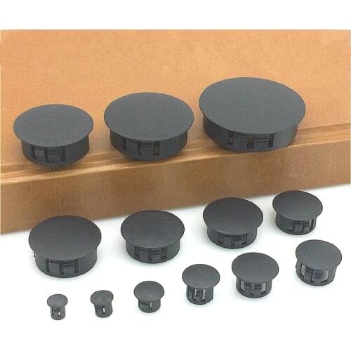 20pcs Plastic Furniture Leg Plug 5MM screw hole cover Blanking End Insert Plugs Bung For Round Pipe Tube decoration cover