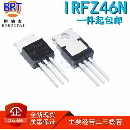 10pcs/lot IRFZ46NPBF IRFZ46N 53A55V TO220