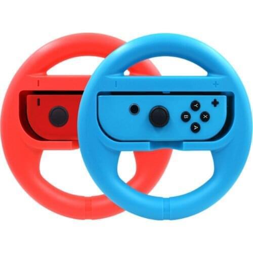 2Pcs Left&Right Game Steering Wheel Controller Handle Holder Grip For Nintendo Switch Joy-Con Controller Gamepad Hand Grip HOT