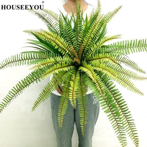 30 Artificial Palm Sunflowers Bunches of Fake Branches Coconut Tree Monstera Plants Wedding Office Living Room Decoration