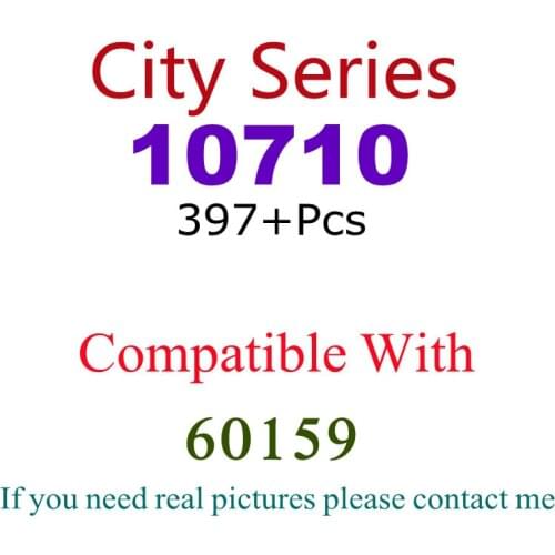 397Pcs 10710 Building Block Toy City Series 60159 Assembled Building Block Childrens Toy Gifts