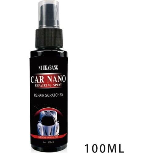 Car Scratch Repair Body Wax Spray Coat Film Scratch Remover Nano Liquid Spray Polish Paint Nano Cloth Car Paint Care Kit 100ML