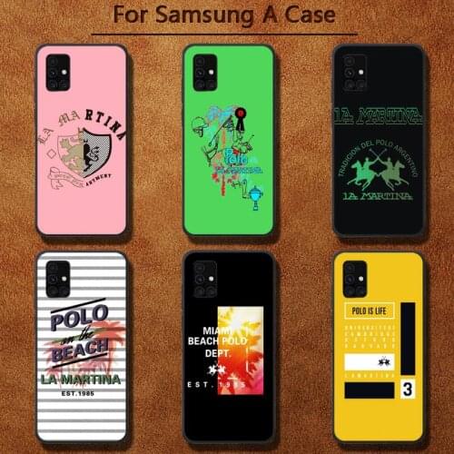Fashion brand La Martinas Poloos Phone Case for Samsung A91 01 10S 11 20 21 31 40 50 70 71 80 A2 CORE A10