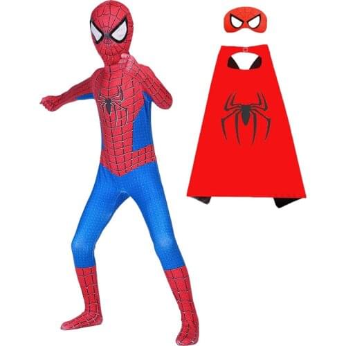 Halloween Kid Adult Avengers Hero Spiderman l Venom Panther Cosplay Costume, Boy and Girl Party Holiday Cosplay Costume