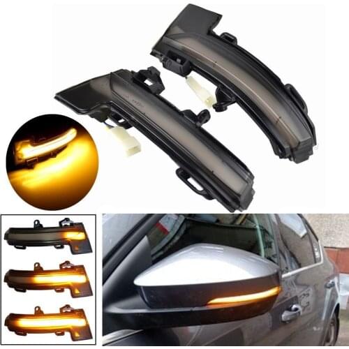 Dynamic LED Turn Signal Blinker for Skoda Octavia Mk3 A7 5E Side Mirror Light for VW T-roc Troc 2014 2015 2017 2018 2019 2020