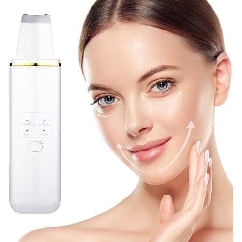 Electric Home Beauty Equipment Skin Scrubber 3-In-1 Cleansing Pores Tighten The Skin Ultrasonic Ionic Skin Scrubber Skin Care42