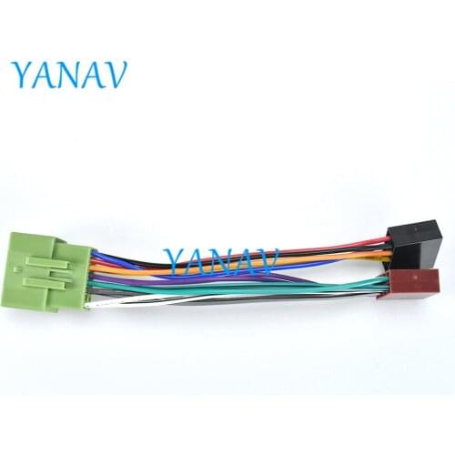 12-032 ISO RADIO ADAPTER CABLE FOR-VOLVO C30,C70,S80 2006+;S40,V50 2004+;V70,XC70 2007+;XC90 2002+ Car Stereo Radio ISO Wire Ca