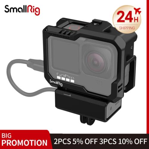 SmallRig Black Full Action Camera Cage For GoPro HERO9 3083