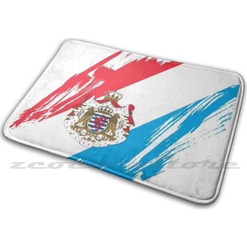 Grand Duchy Of Luxembourg | L ? Tzebuerg | Grand-Duché De Luxembourg ? | Luxemburg Mat Rug Non-Slip Water Absorb Door Carpet
