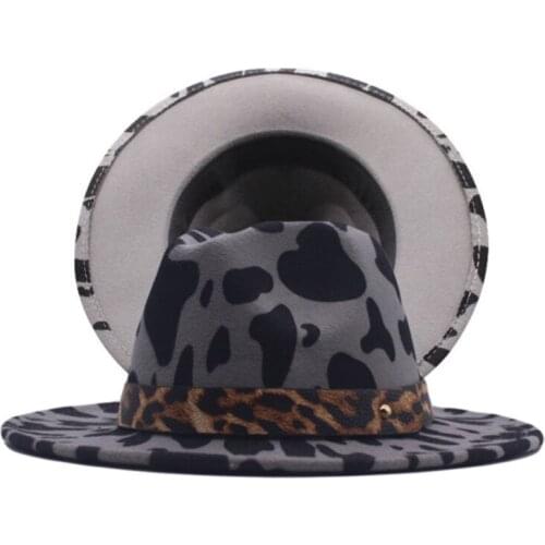 Colorful Tie Dyed Mens Fashion Wide Edge Cowboy Church Jazz Panama Fedora Wool Felt Hat Spring Cotton Hat