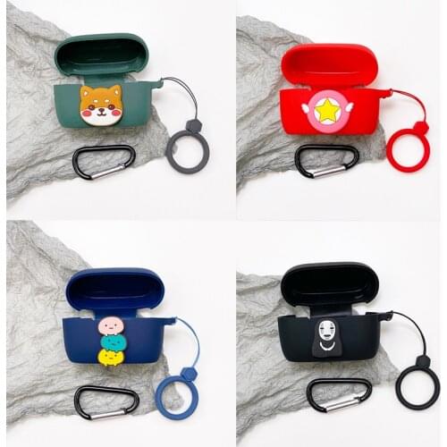 Cartoon Cute Silicone Cover for Jabra Elite 85T Case TWS Bluetooth Earphone Wireless Headphone Protective Case Headset Box Bag