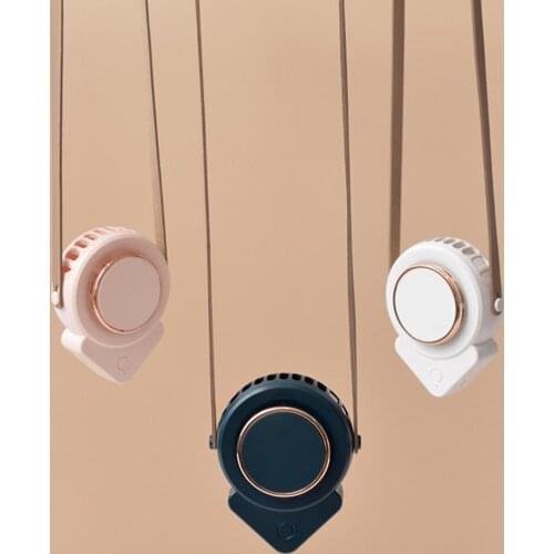 Mini Fan 3 Wind Speeds Portable with Hanging Rope Mini Hanging Neck Fan USB Mini Fan for Home Outdoor