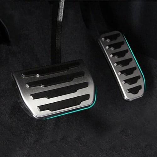 Aluminum Alloy Foot Pedal For Land Rover Freelander 2 Accelerator Gas Fuel Brake Pedal Rest Pedal Pads Mats Cover Accessories