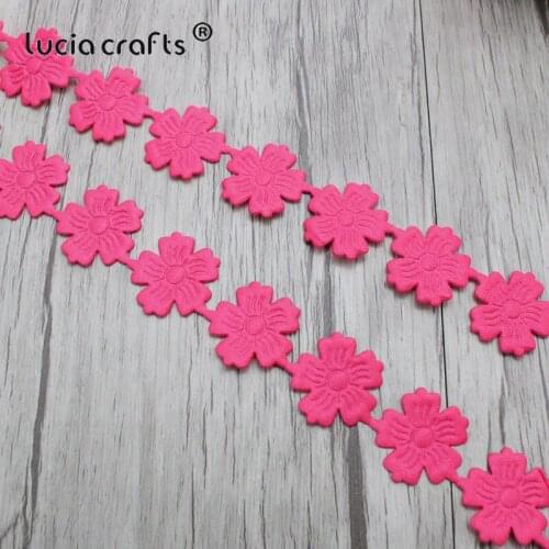 SALE Lucia Crafts 2yards 20mm Lace Trim Embellishment Ribbon DIY Garment Sewing Decor P0605