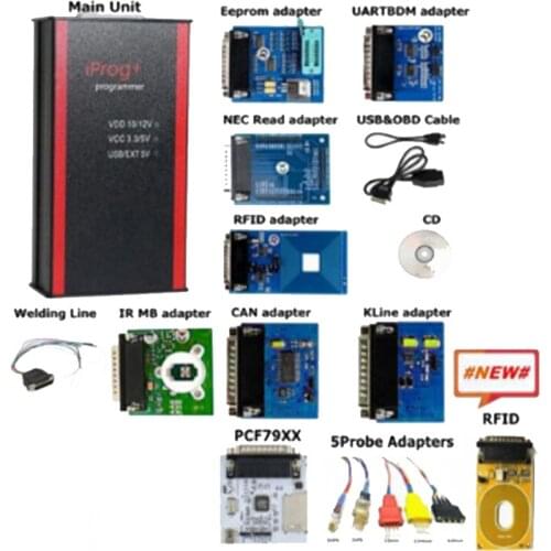 Newest V86 Full iPROG+ Iprog Pro ECU Programmer Support For 2021 Year 3in1 IMMO Airbag Reset Replace Carprog Digiprog V85 Iprog