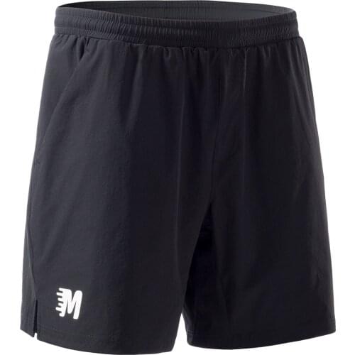 MY KILOMETRE Mens 6.5" Linerless Running Shorts with Media Pockets Athletic Workout Training Running Performance Shorts