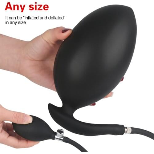 Silicone Super Large Anal Dilator Women Vagina Expandable Huge Butt Plug Prostate Massager Dildo Pump Anus Sex Toy For Men