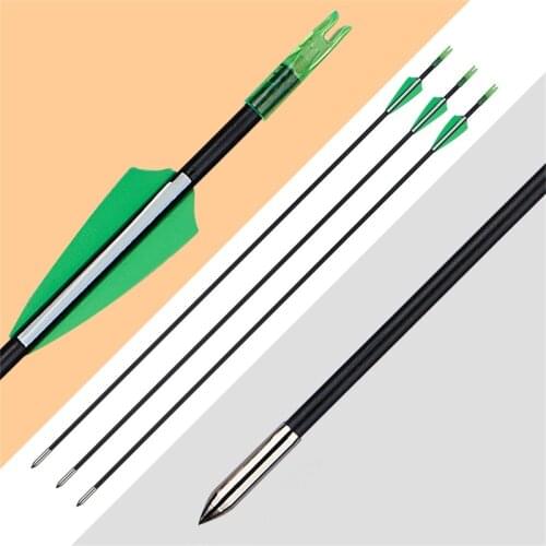 Fiberglass arrow archery arrow compound bow and recurve bow hunting and target practice arrow Recurve Bow Archery Hunting