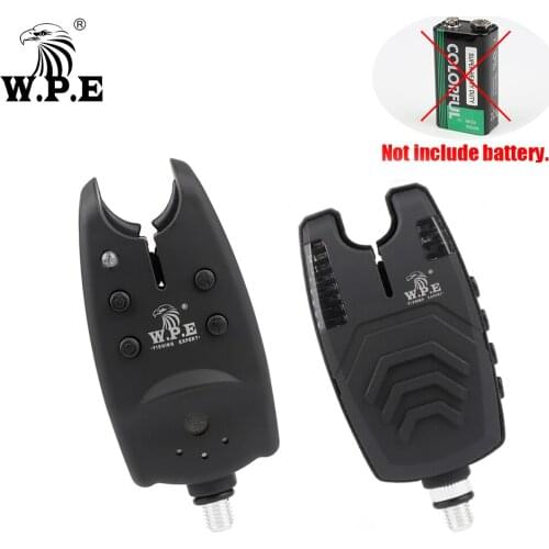 W.P.E Carp Fishing Bait Alarm LED Sound Wireless Electronic Fishing Alarm Alert Indicator Carp Fishing Tackle Accessories 1pcs