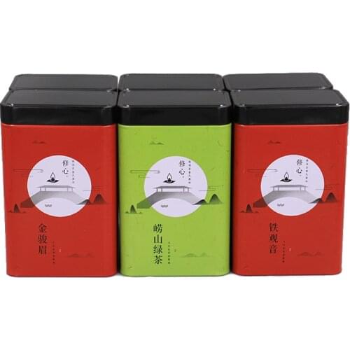 Xin Jia Yi Packaging Airtight Tea Tin Box New Design Personalized Tea Bag Tin Boxes Container Green Tea Metal Tin Boxes Stroge