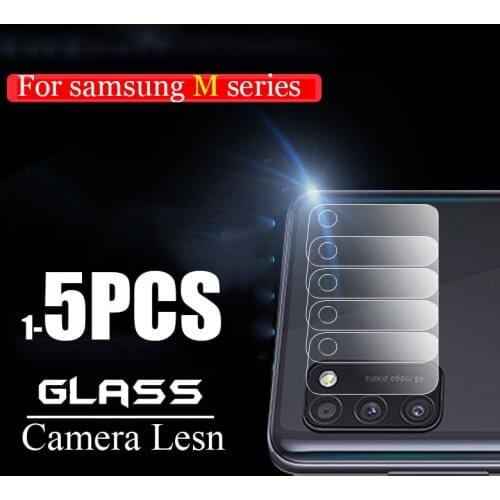 1-5 Pcs Camera Len Safety Glass For Samsung Galaxy m31s m01s m31 m21 m11 m01 m30 m20 Tempered Glass Screen Protection Film