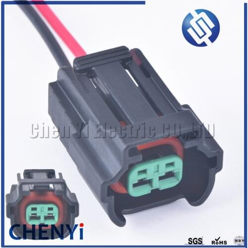 2 Pin Auto waterproof connector Fuel injector Harness plug with pigtail for VW 3000 Passat B5 Polo Lavida AUDI A6 C5 06A973722